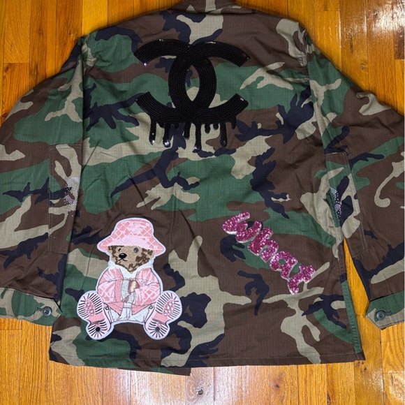 Propper Camouflage Utility Jacket with Patches - Picture 4 of 6